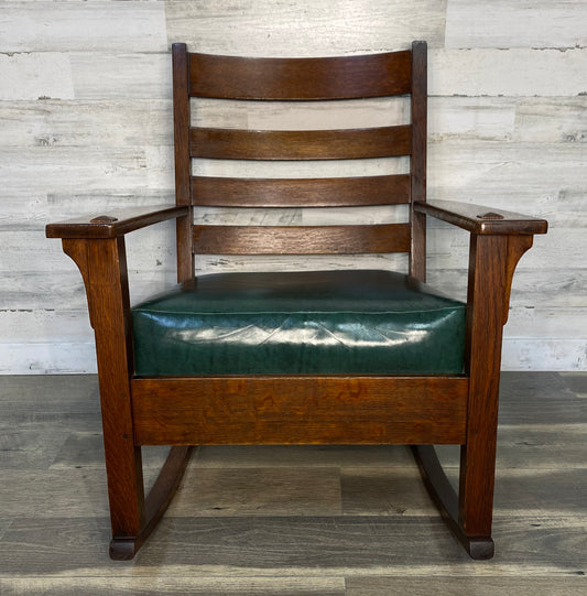 Limbert Antique Mission Oak Rocker Rocking Chair