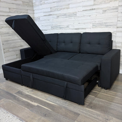 Reversible Sectional Pull Out Sleeper Couch