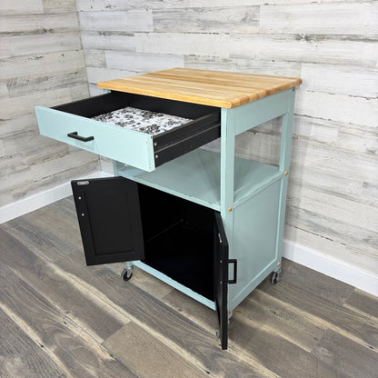 Small Rolling Kitchen Island Coffee Cart