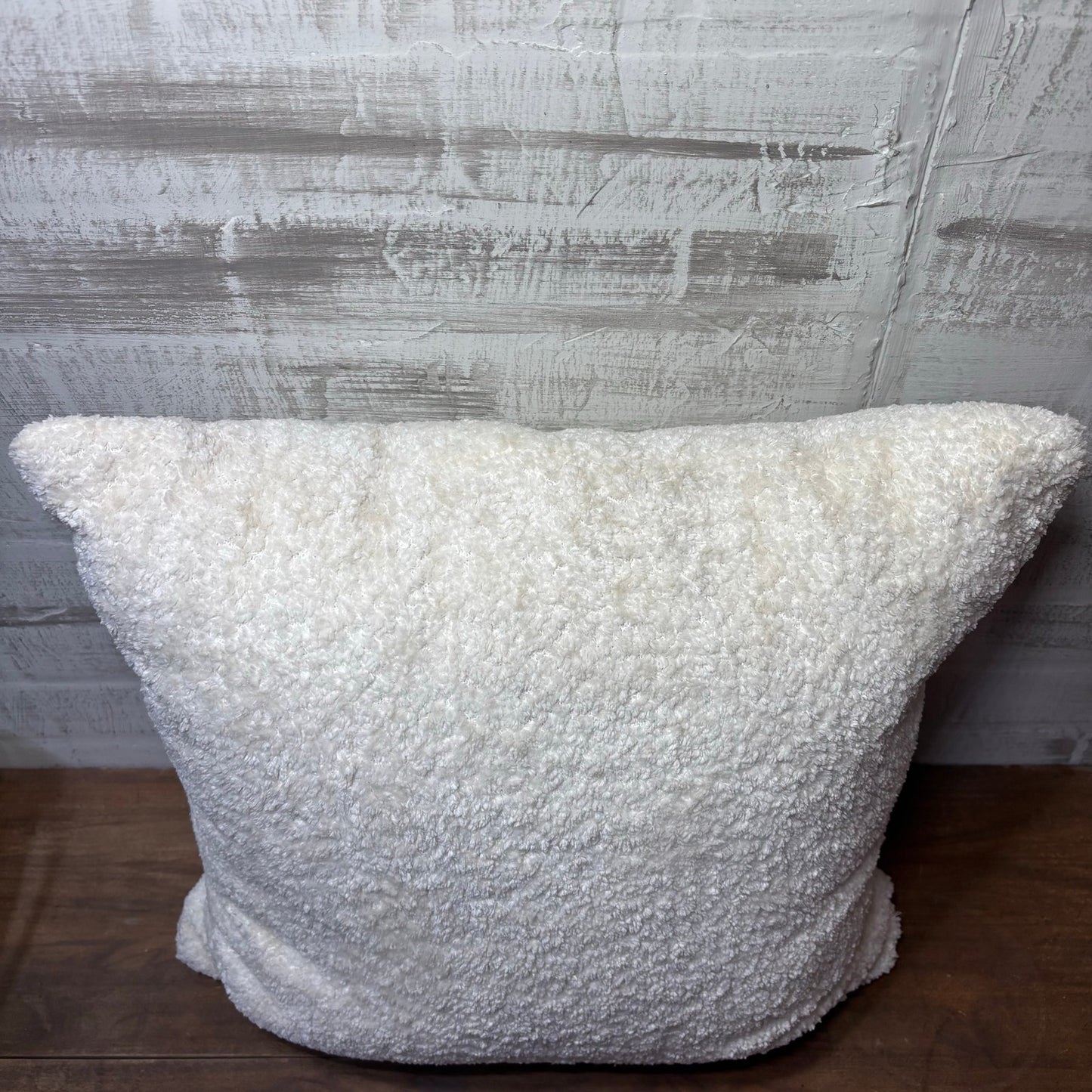 Soft White Throw Pillow