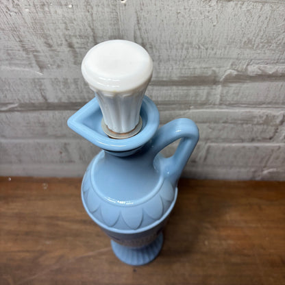 Vintage Blue Jim Bean Greek Decanter Bottle