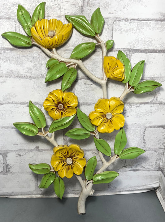 Yellow Flower Wall Decor
