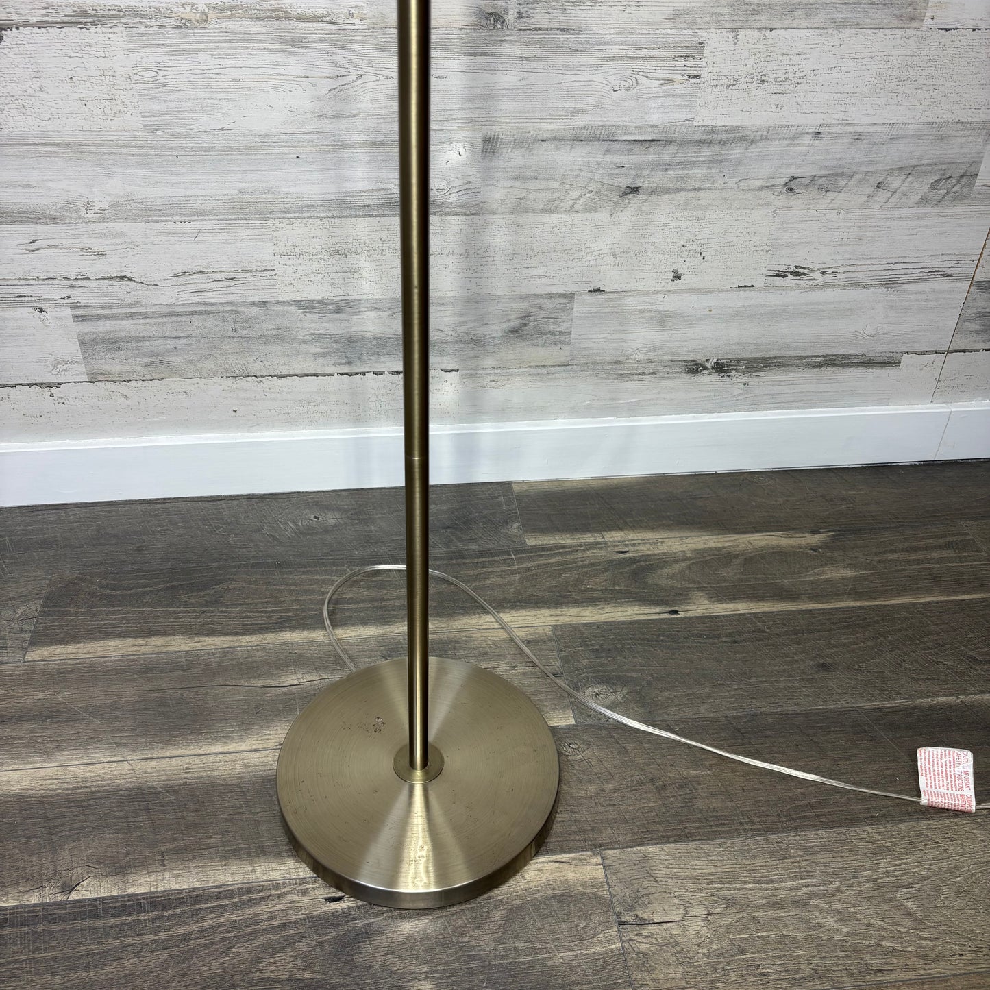 Crosby Bell Glass Shade Floor Lamp