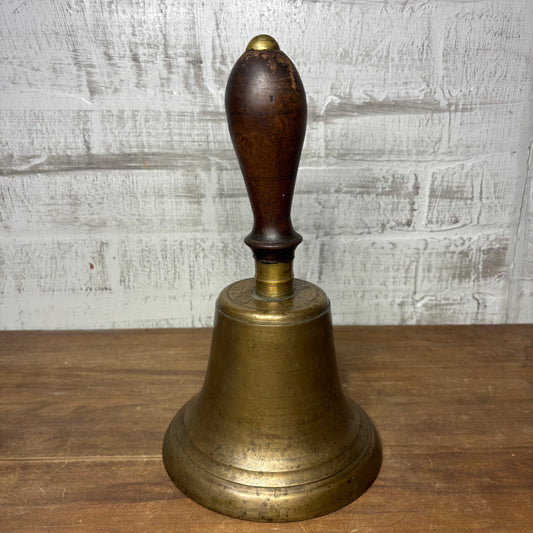 Large Brass School Bell