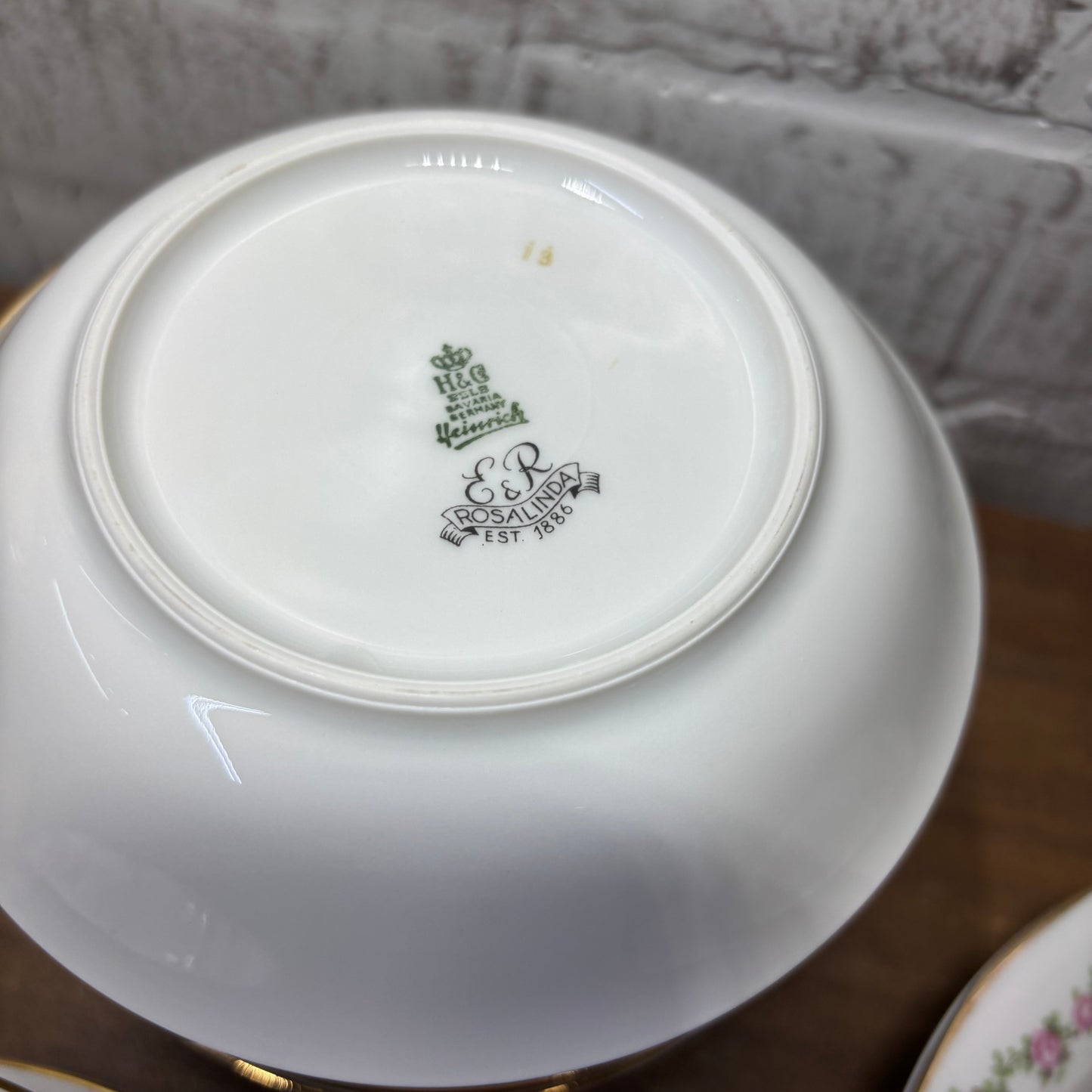 Vintage Heinrich & Co H&Co ROSALINDA Selb Bavaria Germany Fine China Set