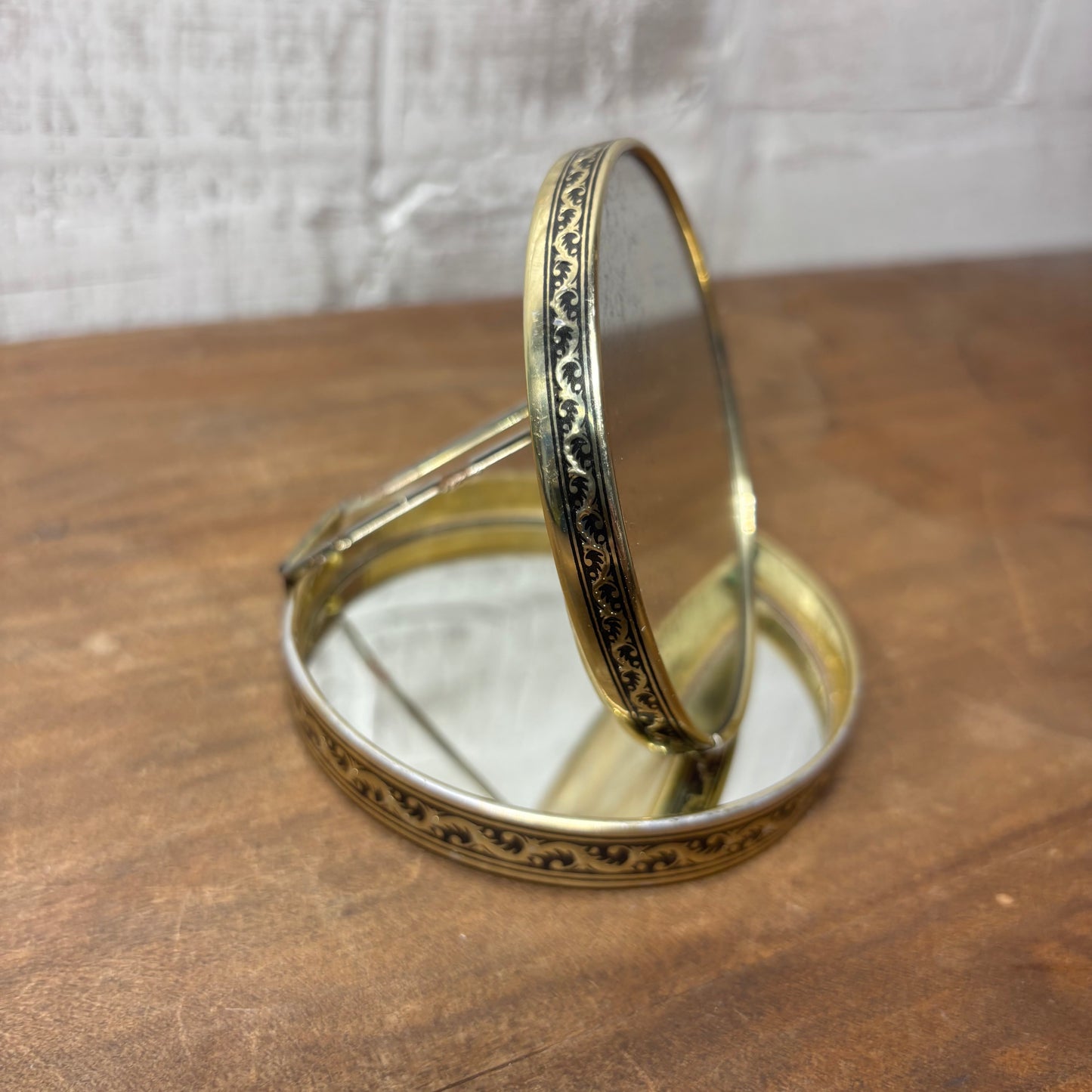 Vintage Folding Compact Mirror
