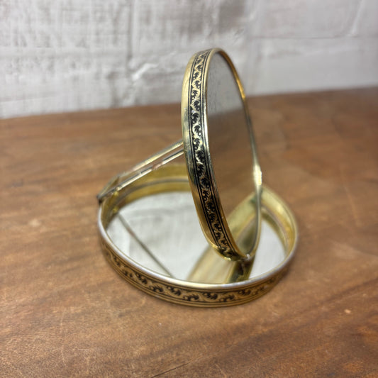 Vintage Folding Compact Mirror