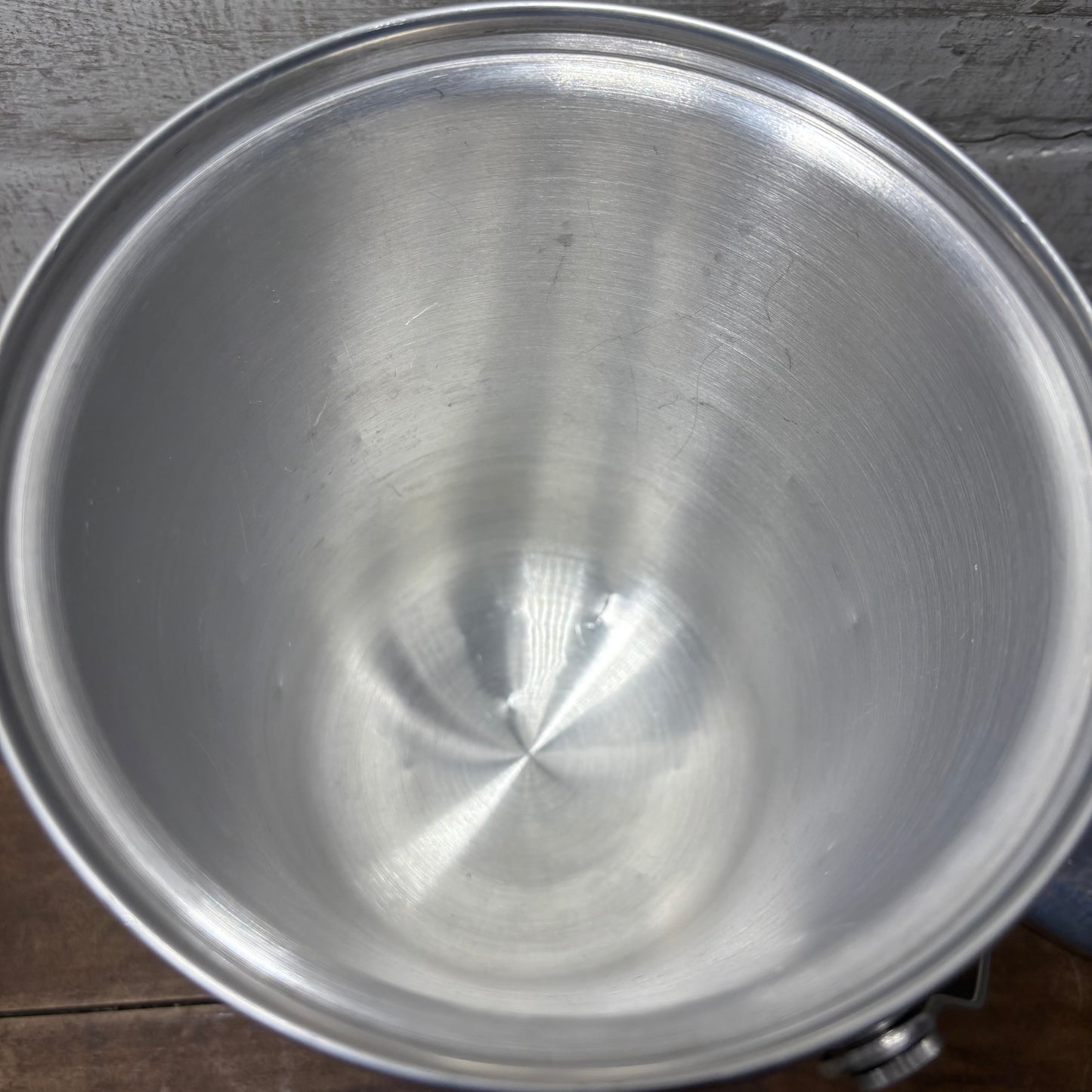 Mid Century Aluminum Ice Bucket