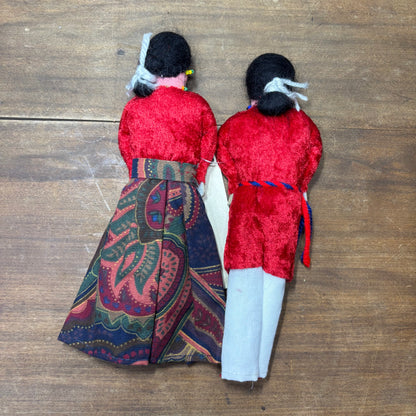 Vintage Handmade Navajo Dolls By Isabelle Jim