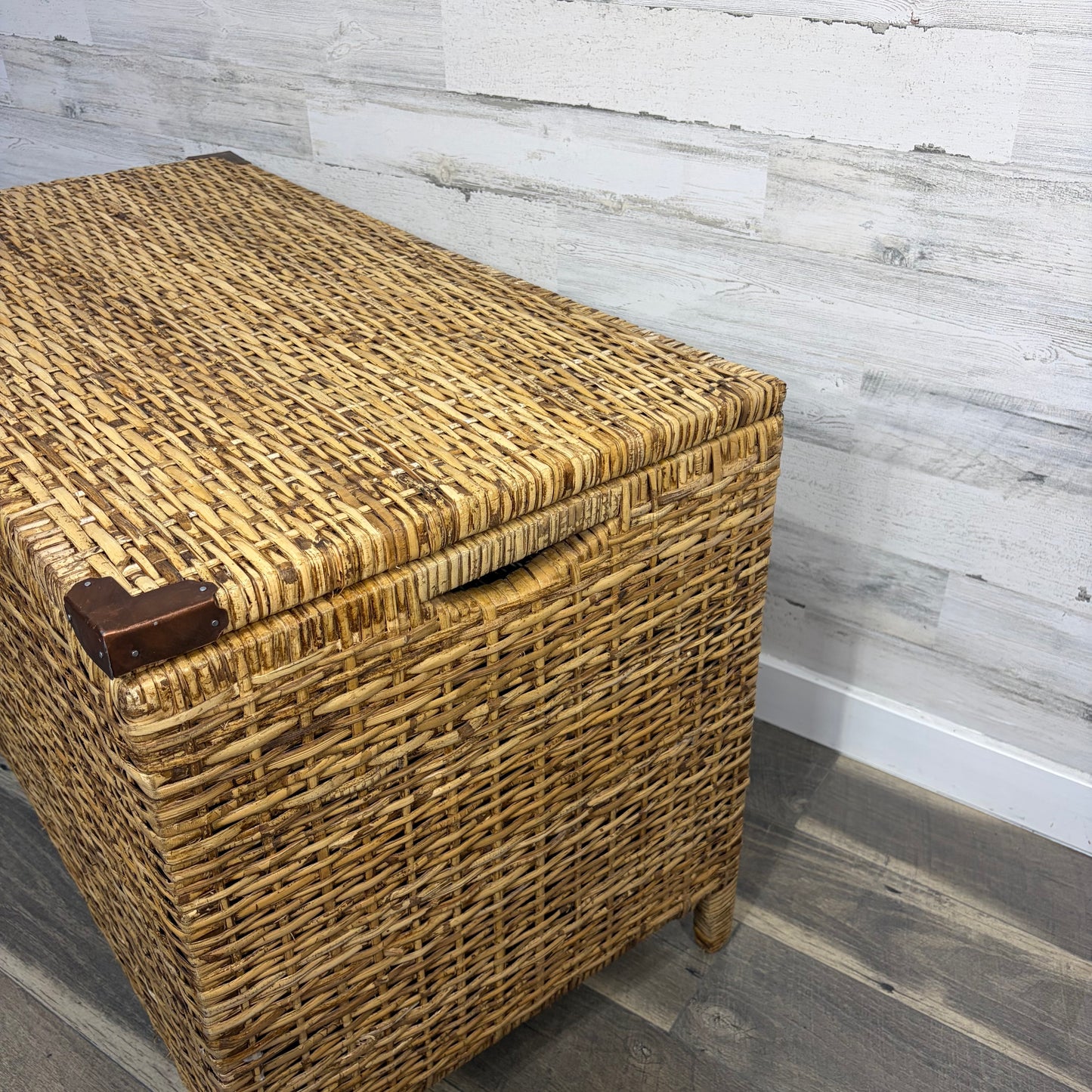 Large Wicker Chest Trunk