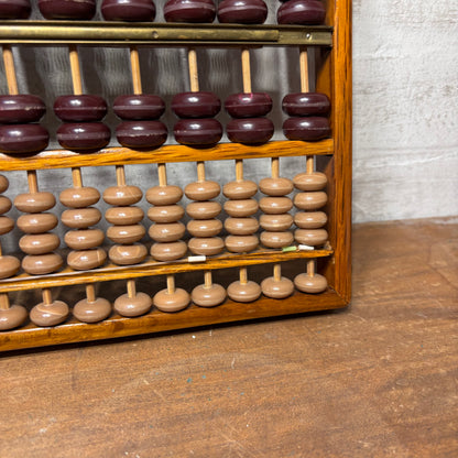 Vintage Large Chinese Abacua Calculating Tool