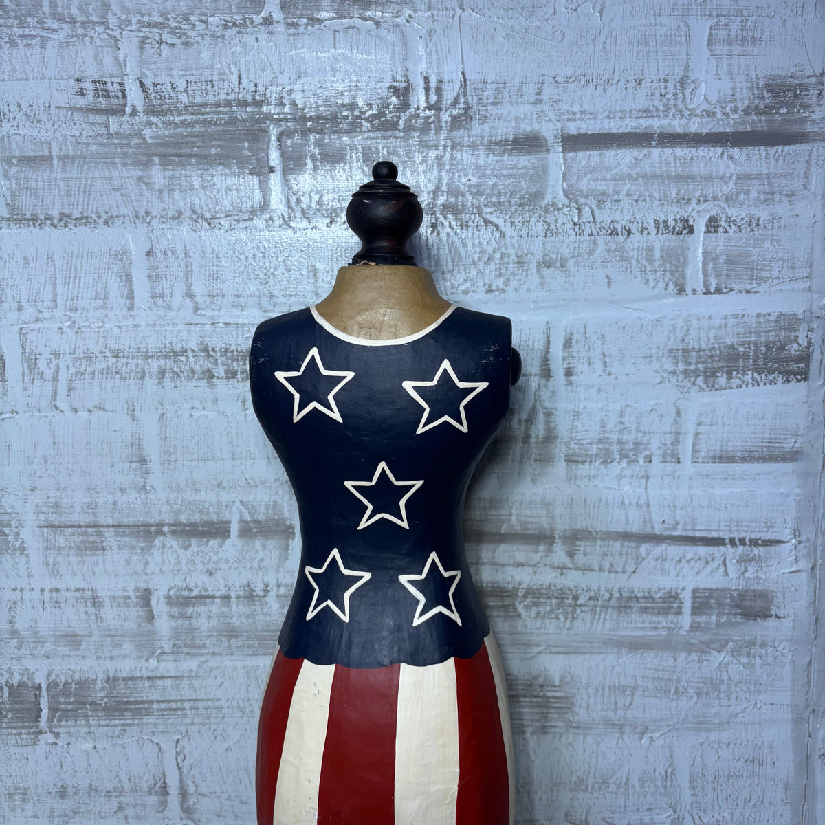 Americana Tabletop Paper Mache Mannequin