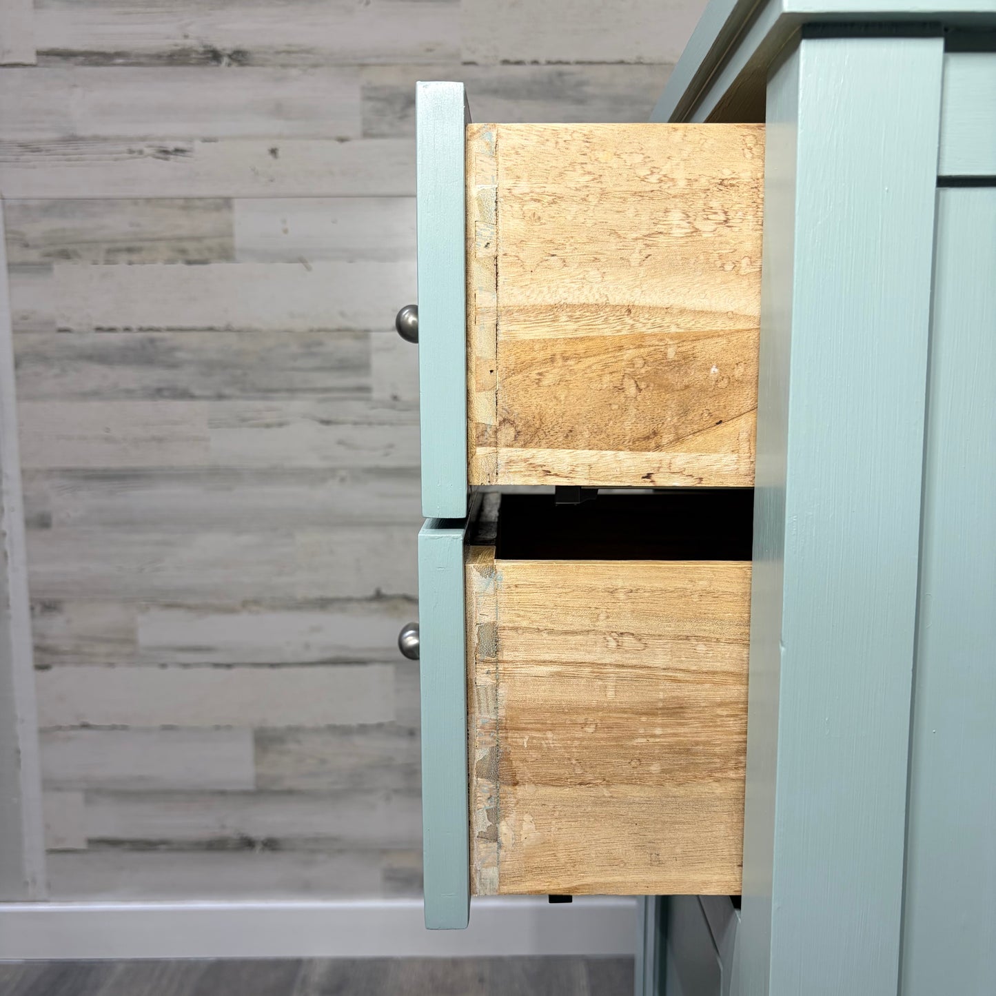 Skinny Blue Cabinet