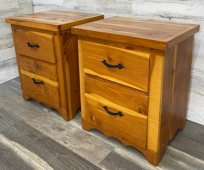 Cedar Matching Nightstands Set Of 2