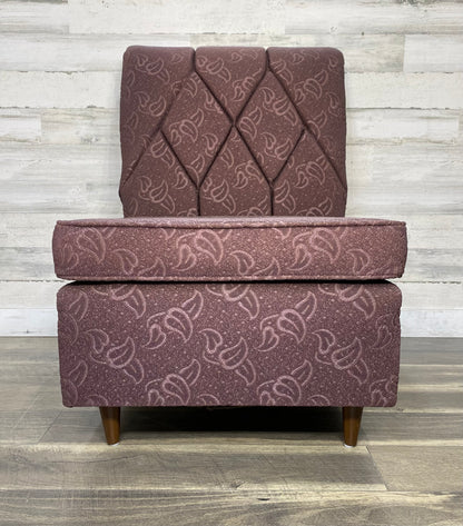 Mid Century Modern Slipper Accent Chair