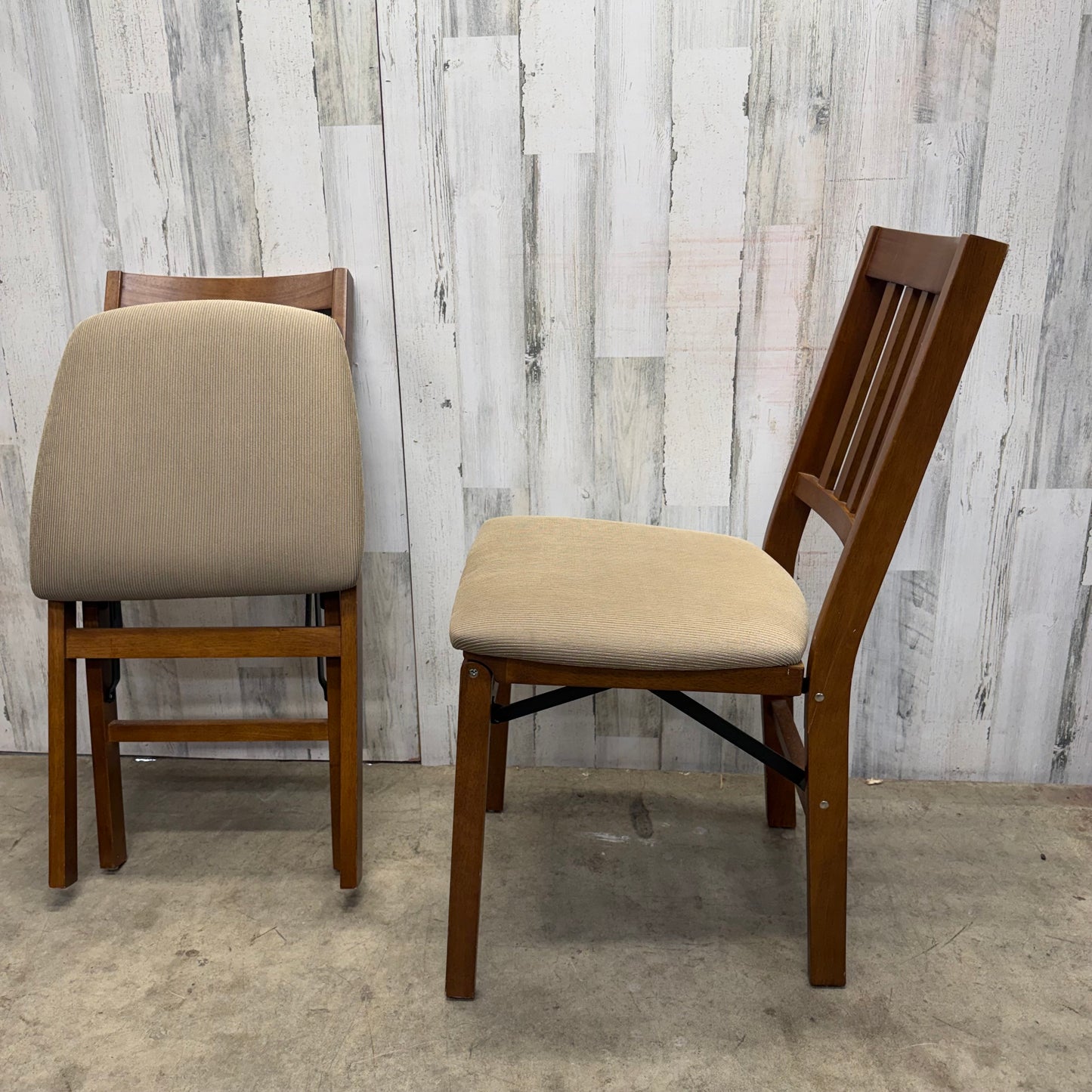 Set of 2 Stakemore Co Folding Dining Chairs