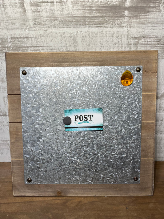 Galvanized Metal Wall Decor