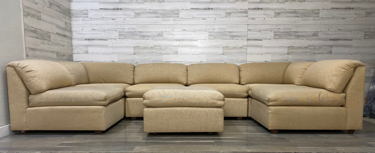Mid Century SHENANDOAH Sectional Milo Baughman Style Sectional Sofa