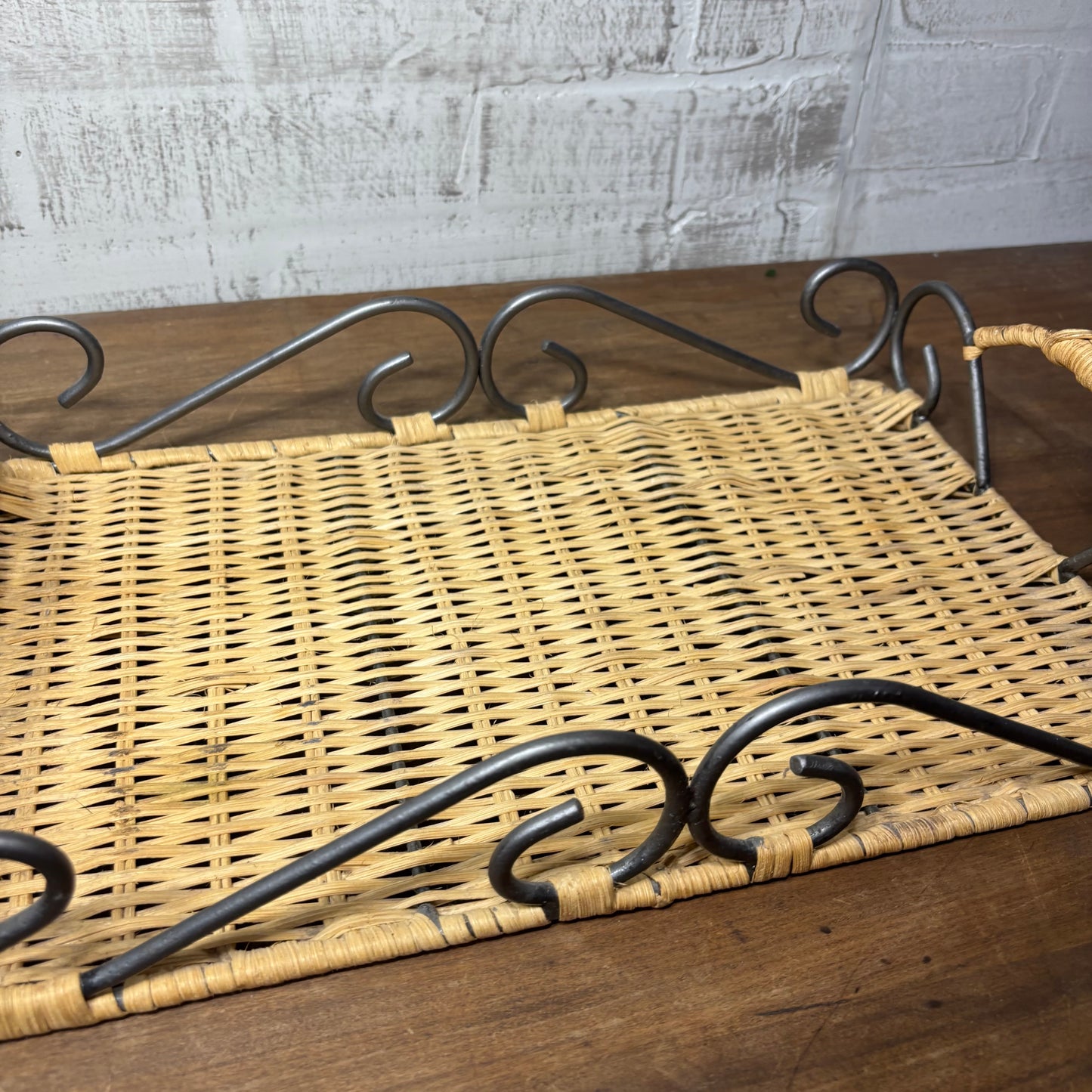 Woven Rattan Tray