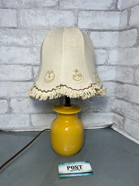 Boho Yellow Small Table Lamp