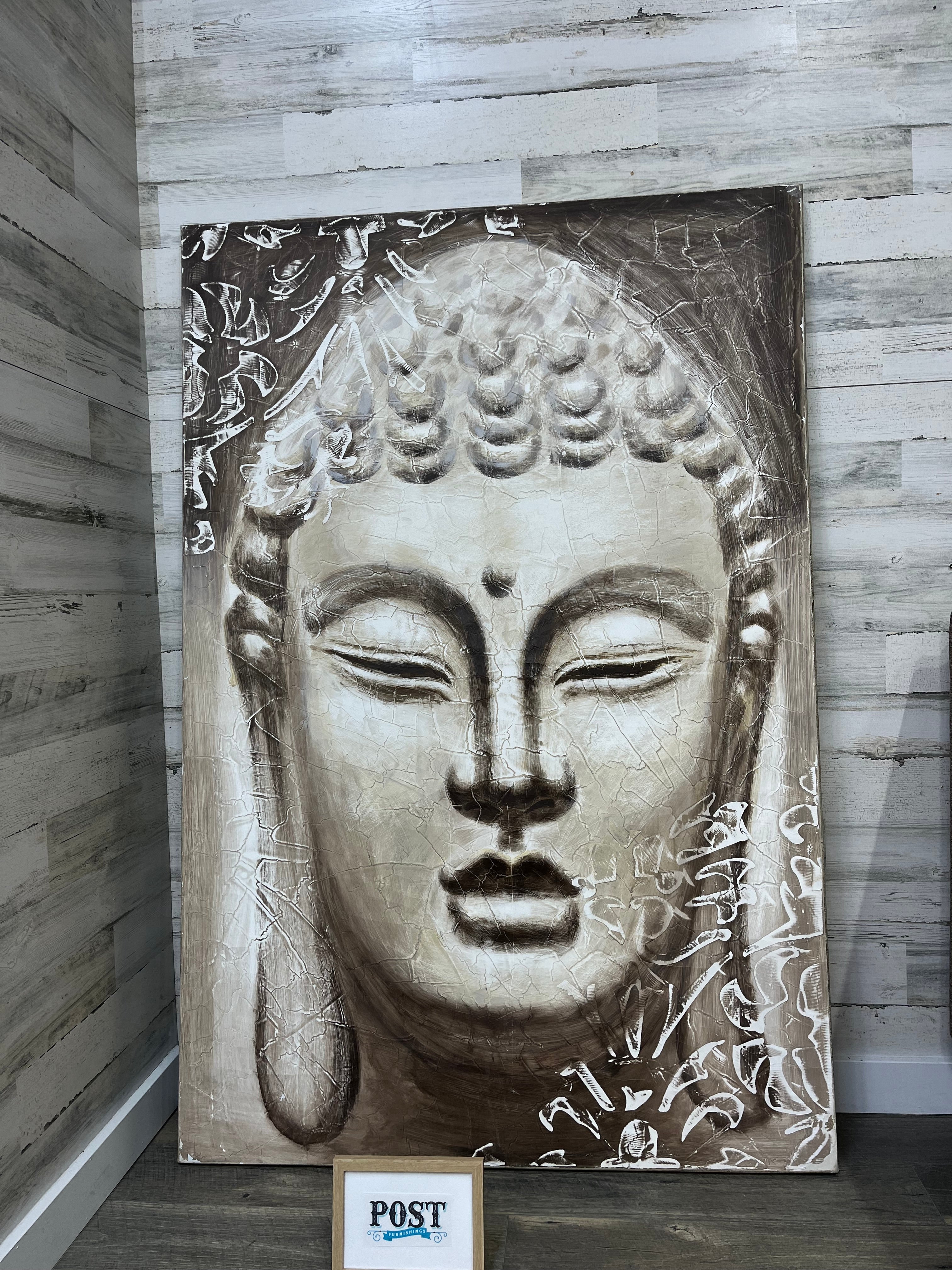 Large Buddha Wall Art Canvas Art | Post Furnishings Canby OR