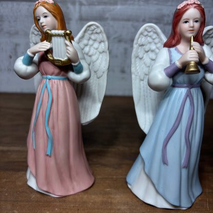 Vintage Homco Porcelain “Heavenly Duet” Angels
