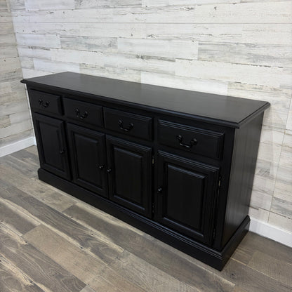 Large Black Buffet Tv Stand