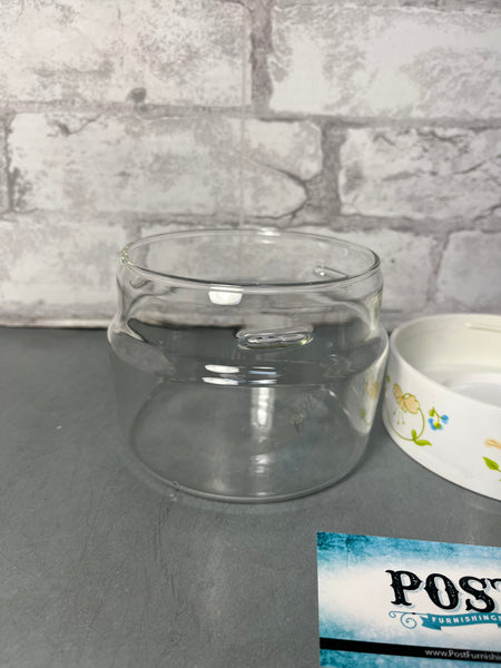 Vintage Pyrex Wildflower See And Store Canister