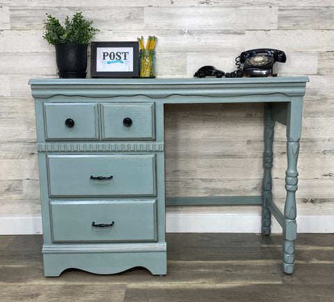 Blue Gray Desk