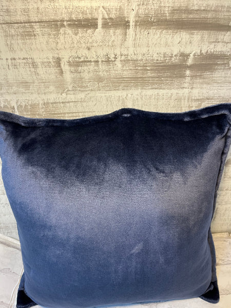 Navy Blue Throw Pillow