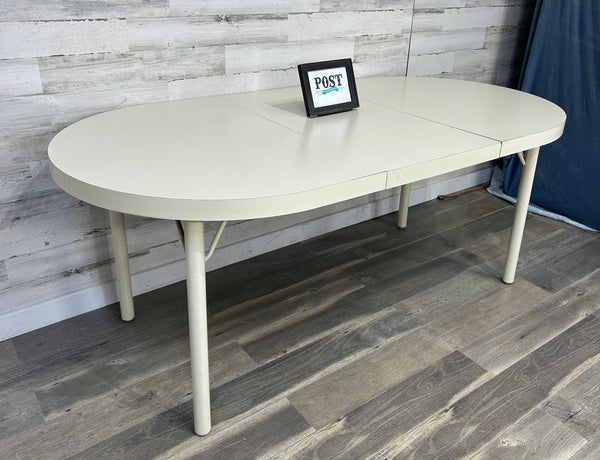 Vintage Mid Century Cream Dining Table