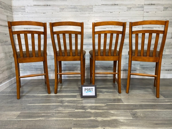 Set Of 4 Cushioned Barstools