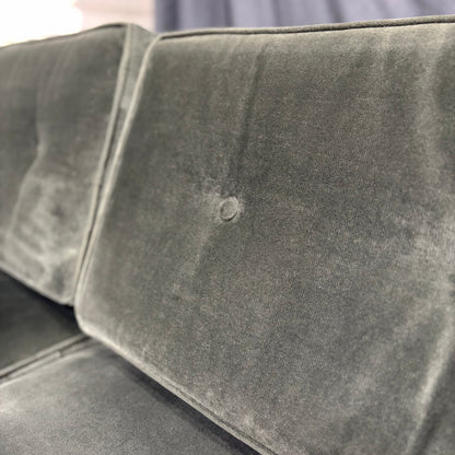Dark Green 2pc Sectional Modern Couch