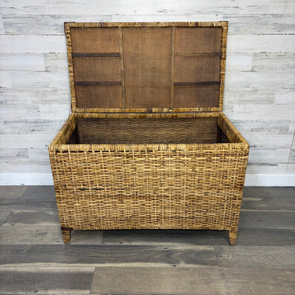 Large Wicker Chest Trunk