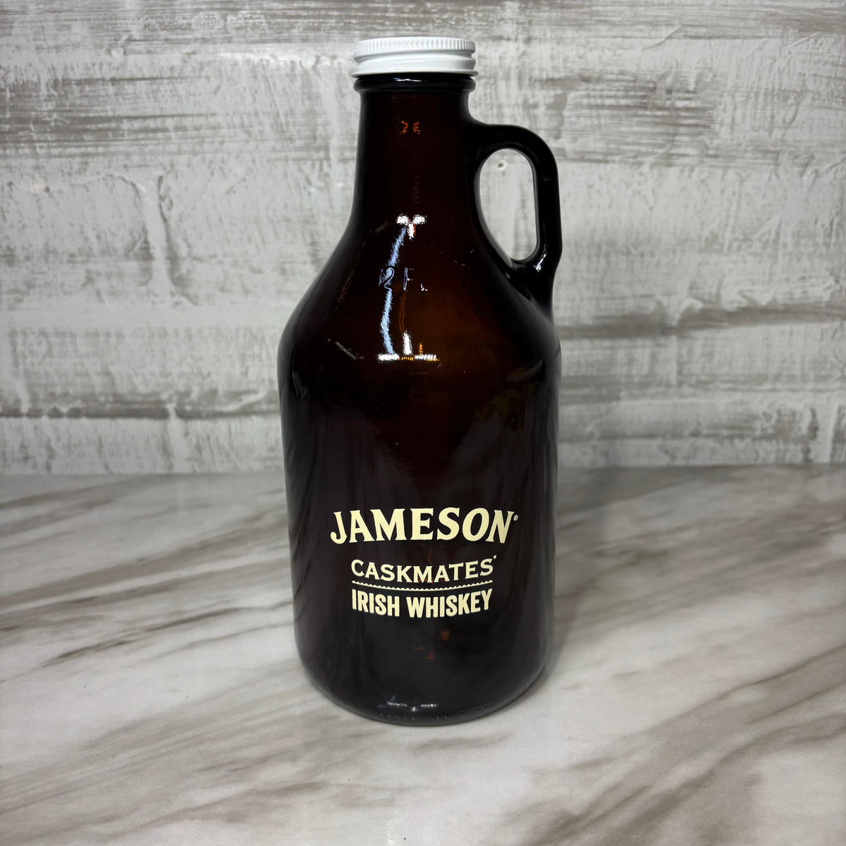 Jameson Caskmates Amber Glass Growler