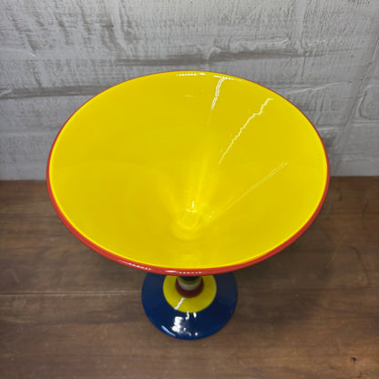 Large Oversized Painted Martini Glass