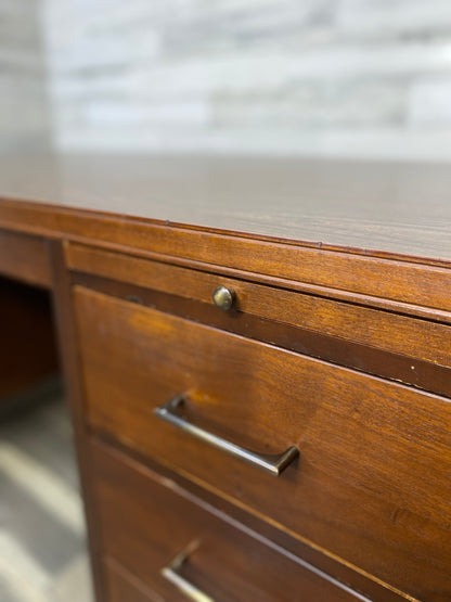 Mid Century Leopold Executive Desk