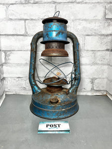 Vintage Dietz Blue Latern