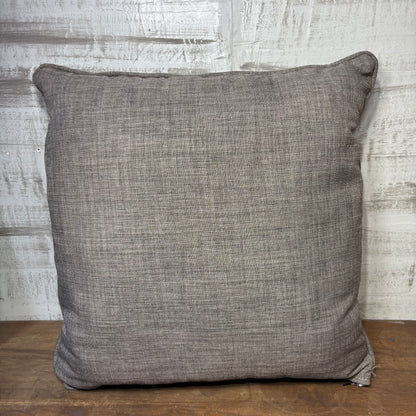 Gray Throw Pillow