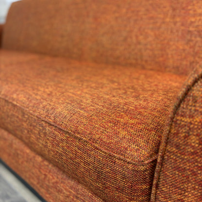 Modern Orange Stanton Sofa Couch