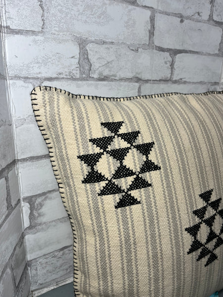 Pendleton Lyons Cross Stitch Throw Pillow