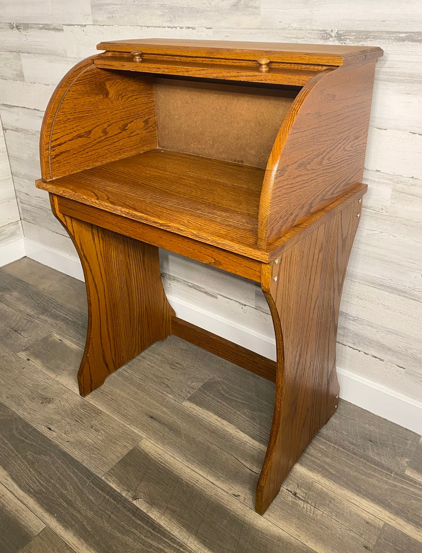 Small Oak Rolltop Desk