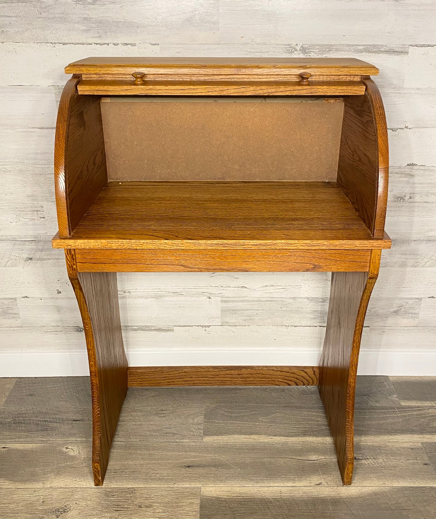 Small Oak Rolltop Desk