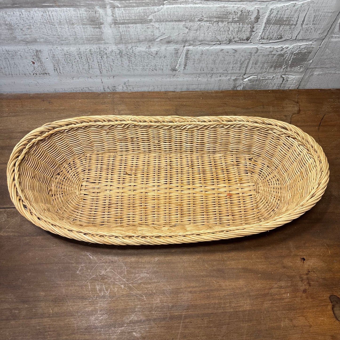 Oval Wicker Basket