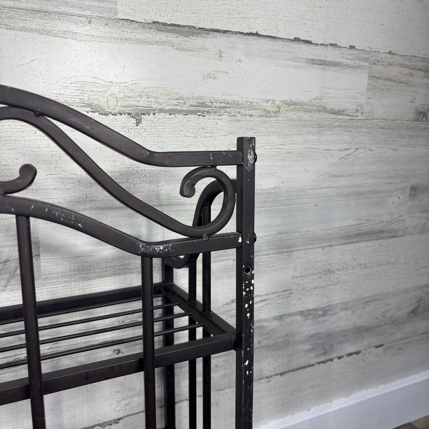 2-Tier Metal Wall Mount Shelf