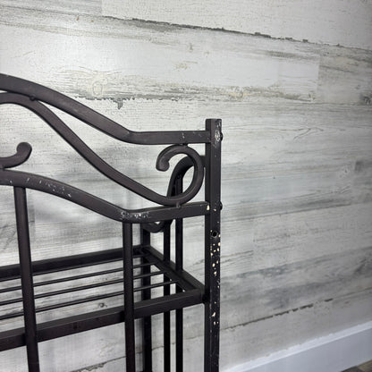 2-Tier Metal Wall Mount Shelf