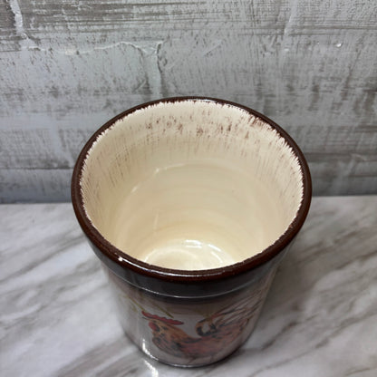San Padre HD Designs Rooster Utensil Holder