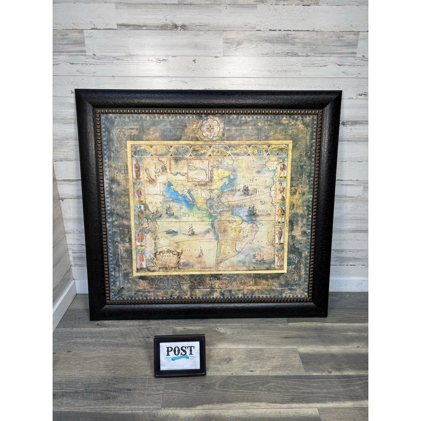 Old World Map Art Print