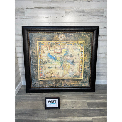 Old World Map Art Print