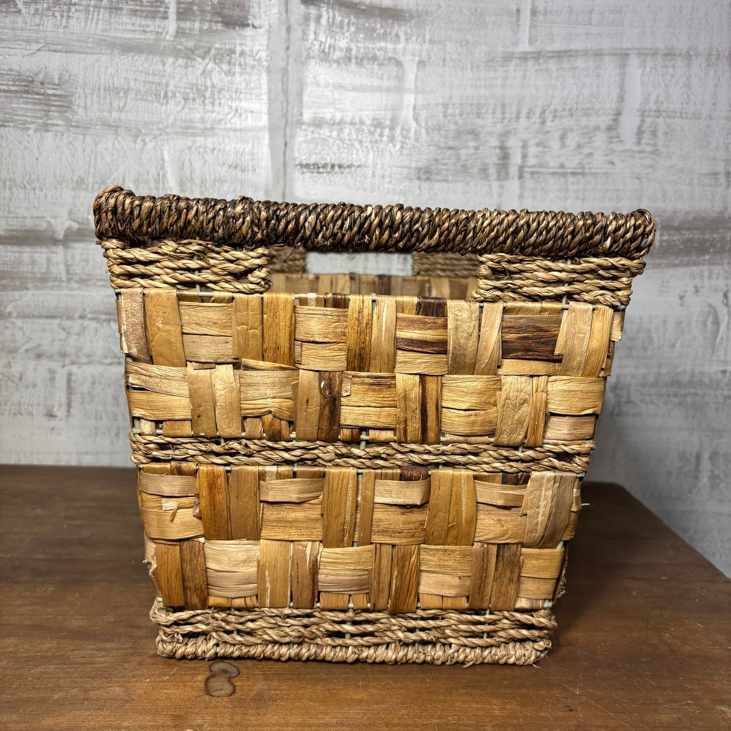 Seagrass Rope Rectangle Basket